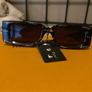Off-White Tortoise Shell Sunglasses